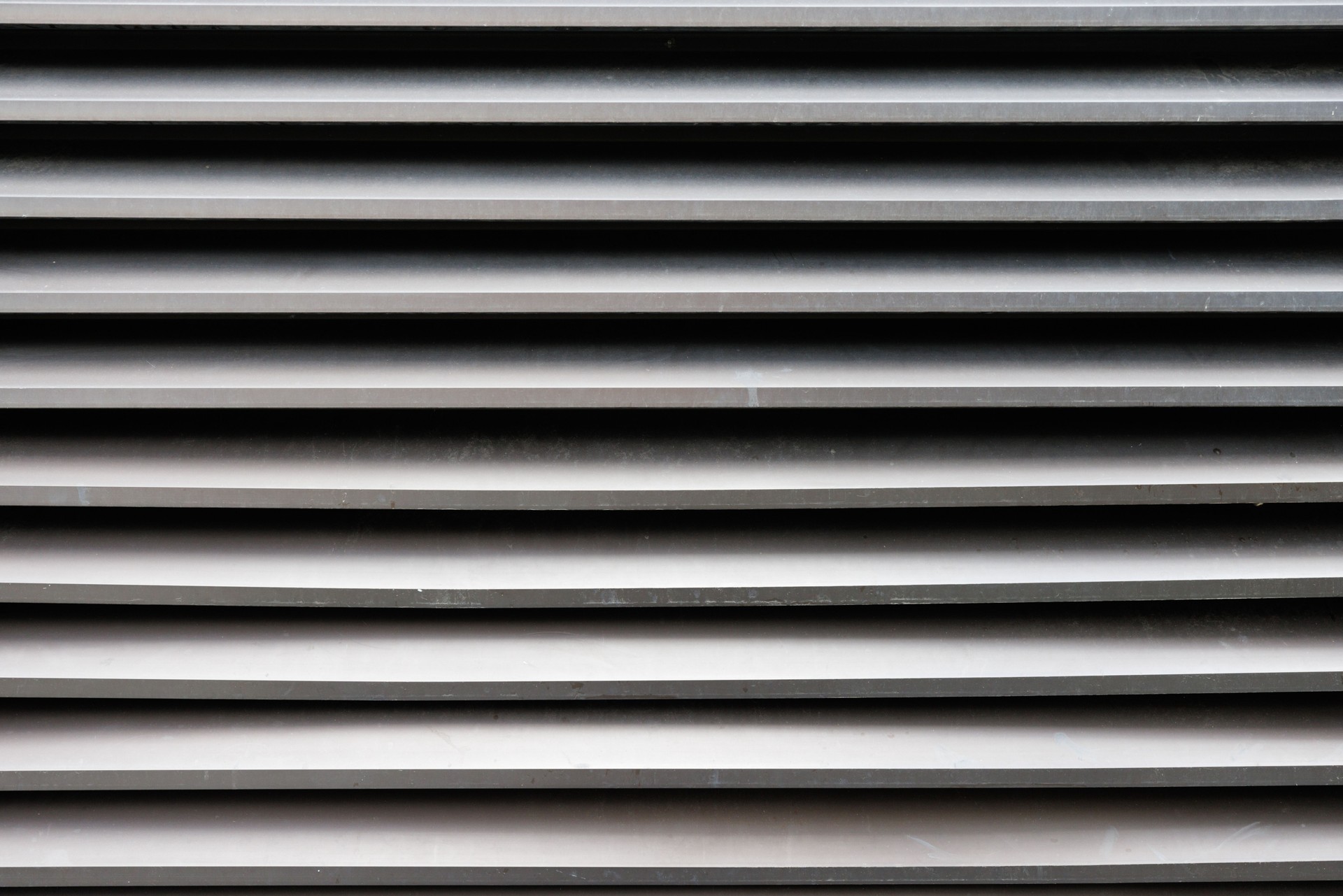 Vented side of a large industrial air conditioning unit